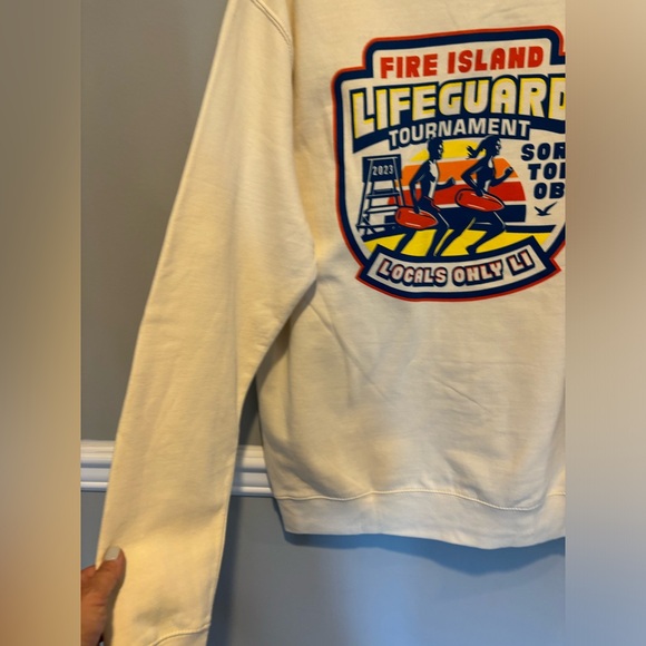 Local's Only Long Sleeve Crew Neck - Unisex Fire Island Lifeguard Size Medium - Picture 2 of 11
